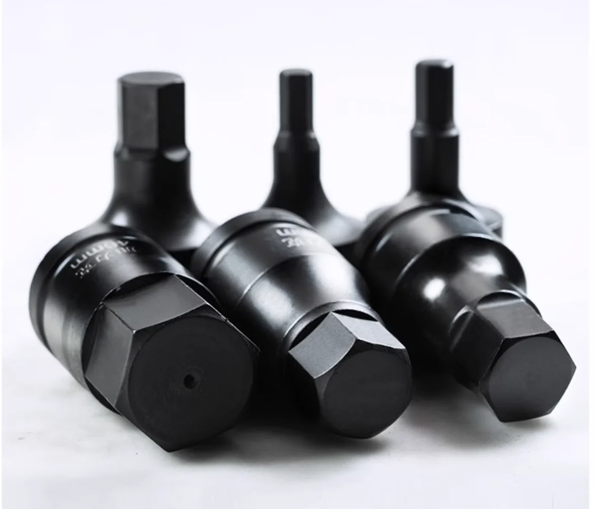 

25mm 1-inch large air impact hexagonal screwdriver socket electric wrench Pneumatic internal hexagonal connected batch head