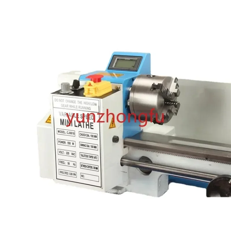 CQ0618A Horizontal Metal Milling Lathe Mini  High-quality Bench  Machine Household Variable Speed   220V