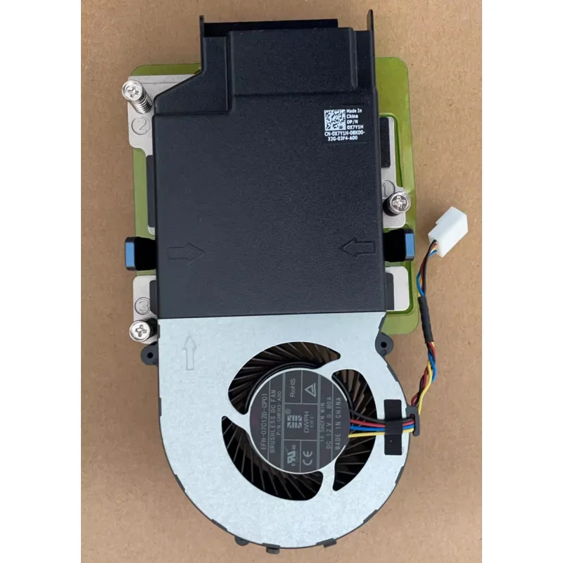 

H New Cooler Heatsink Fan 65W For Dell Optiplex 3000 5000 7000 7010 MFF X7Y1H