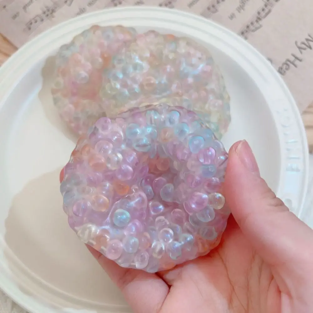 Nouveauté perle presser jouet Mochi balle pierre Squishy perle bruyante balle jouets TPR Qingti pâte lente rebond jouet enfant cadeau