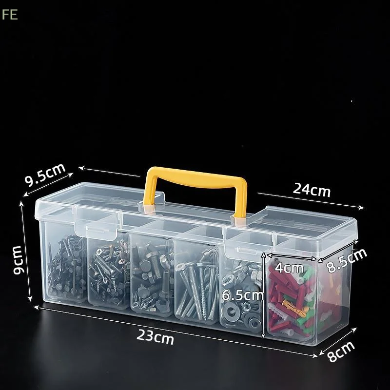 [F] Tool Parts Storage Box Set Multi-Compartment Tool Organizer,Sorting Box For Screws,Wrenches,Hardware Accessories,and Toys