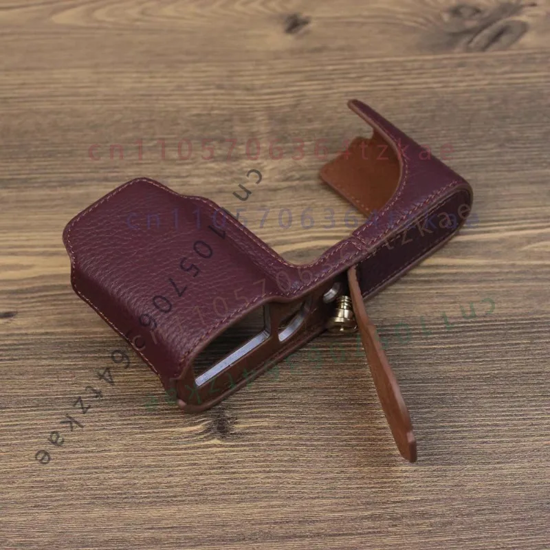 Genuine Cowhide Leather Camera Half Case Bottom Cover Retro Hand Grip for Leica T TL TL2 TYP701