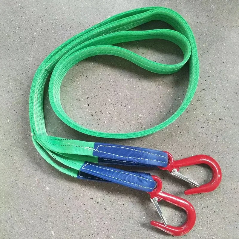 Lifting flexible sling 2/4 leg strap flat combination ring hook hook 3/5 tons