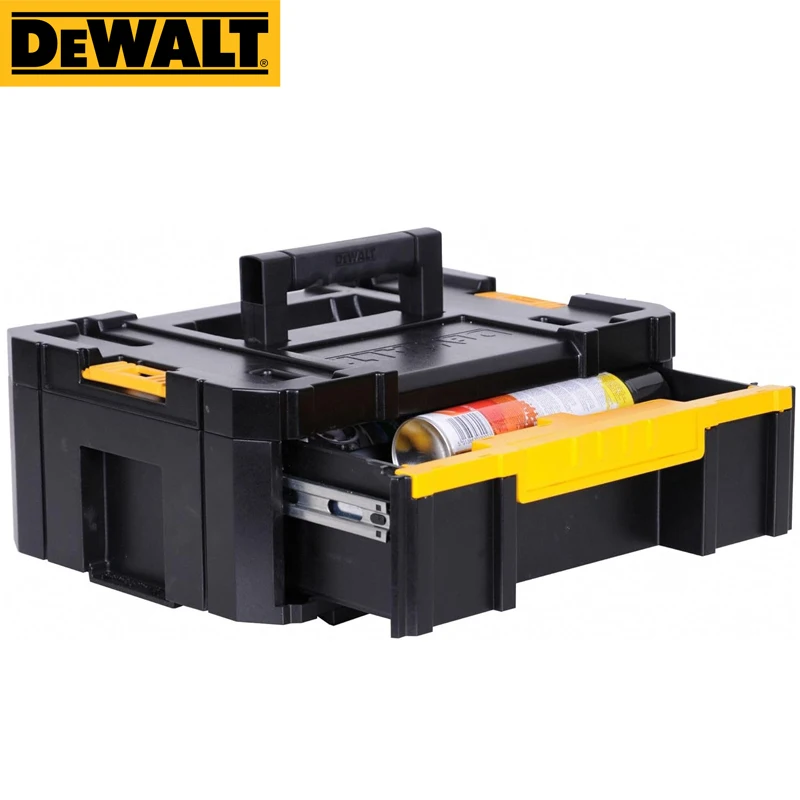 DEWALT Original DWST17803-23 TSTAK® III - Single Deep Drawer Stackable Removable Portable Handy Storage part Plastics Toolbox