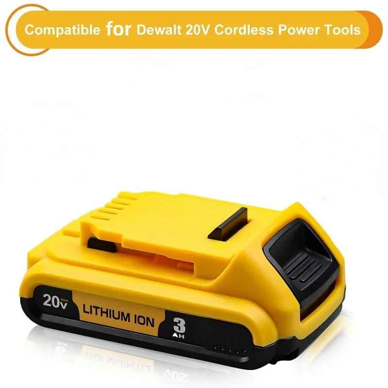 Sostituzione della batteria al litio 20V 3Ah DCB203 per DeWalt 18v 20Volt Max batteria agli ioni di litio DCB206 DCB205 DCB204 utensili elettrici