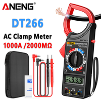 ANENG DT266-8 LCD1999 Counting Digital True RMS Professional Clamp Meter ACDC Voltage Tester Data Display Automotive Multimeter