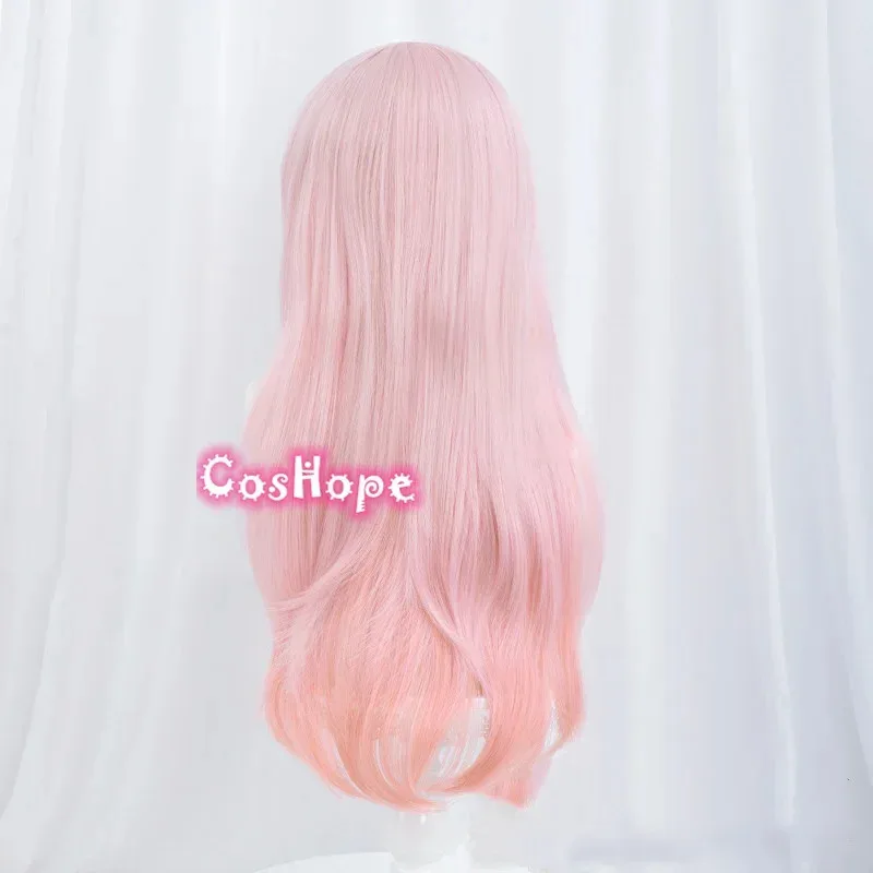 LQSuper ソニココスプレ 60 センチメートルロングウィッグクリスマスピンクウィッグコスプレアニメウィッグ耐熱合成かつら