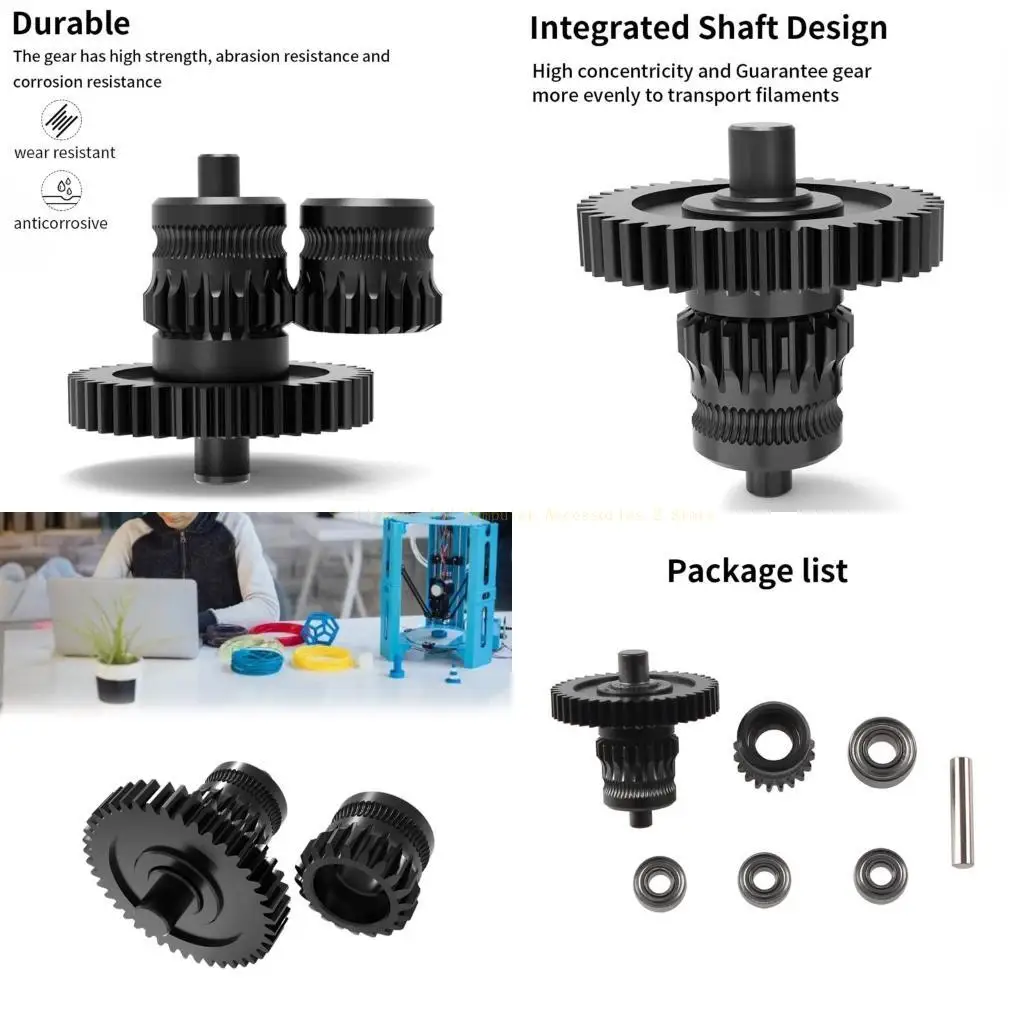 

Efficient Sprites Extruder Gear Set Optimal Printing Results for Sprites