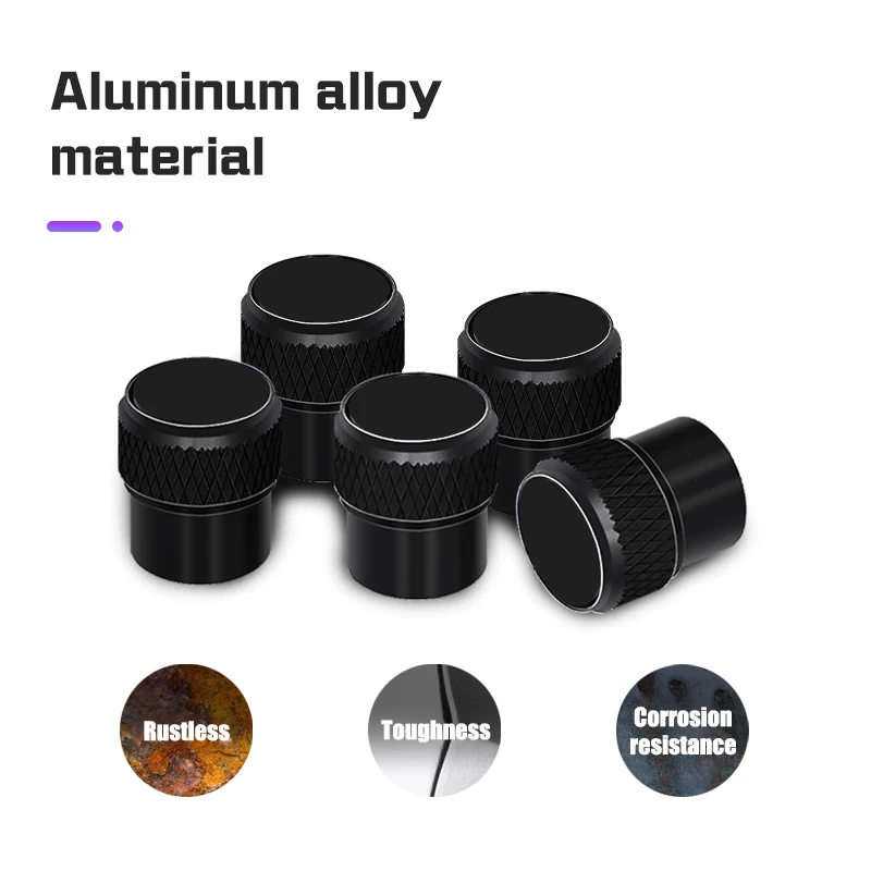  For BYD Denza B5 EV D9 DM-i N7 N8 N9 Z9 Z9GT 4Pcs Car Wheel Tire Valve Caps Aluminum Alloy Air Stem Dust Cover Car Accessories - view 4
