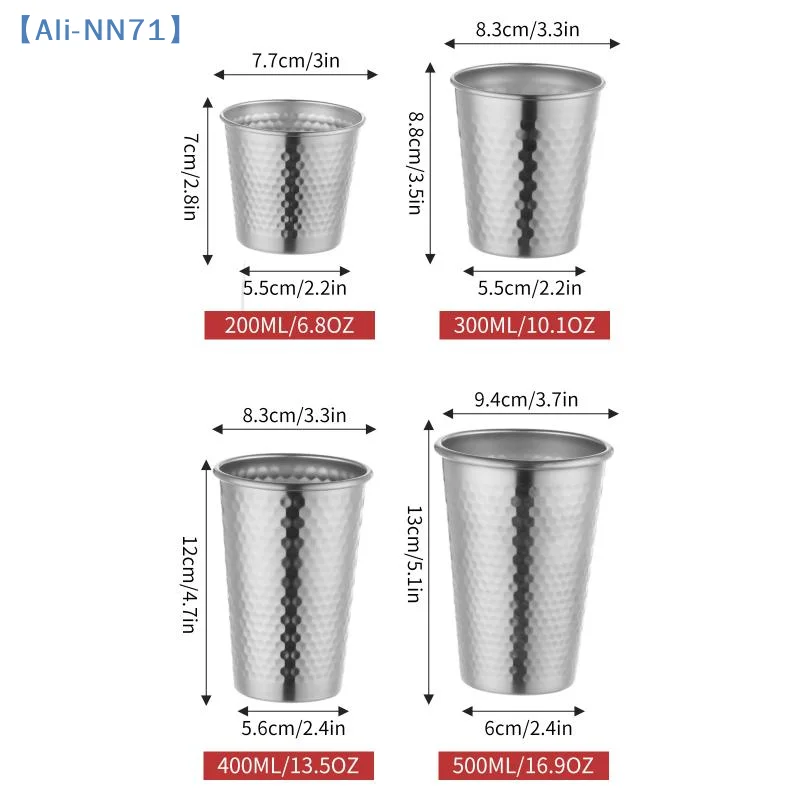 【NN71】Stainless Steel Nest Pattern Texture Water Mugs Double-Wall Keep Cold Beer Cup Coffee Travel Mug Anti-scalding Anti-fall - view 6