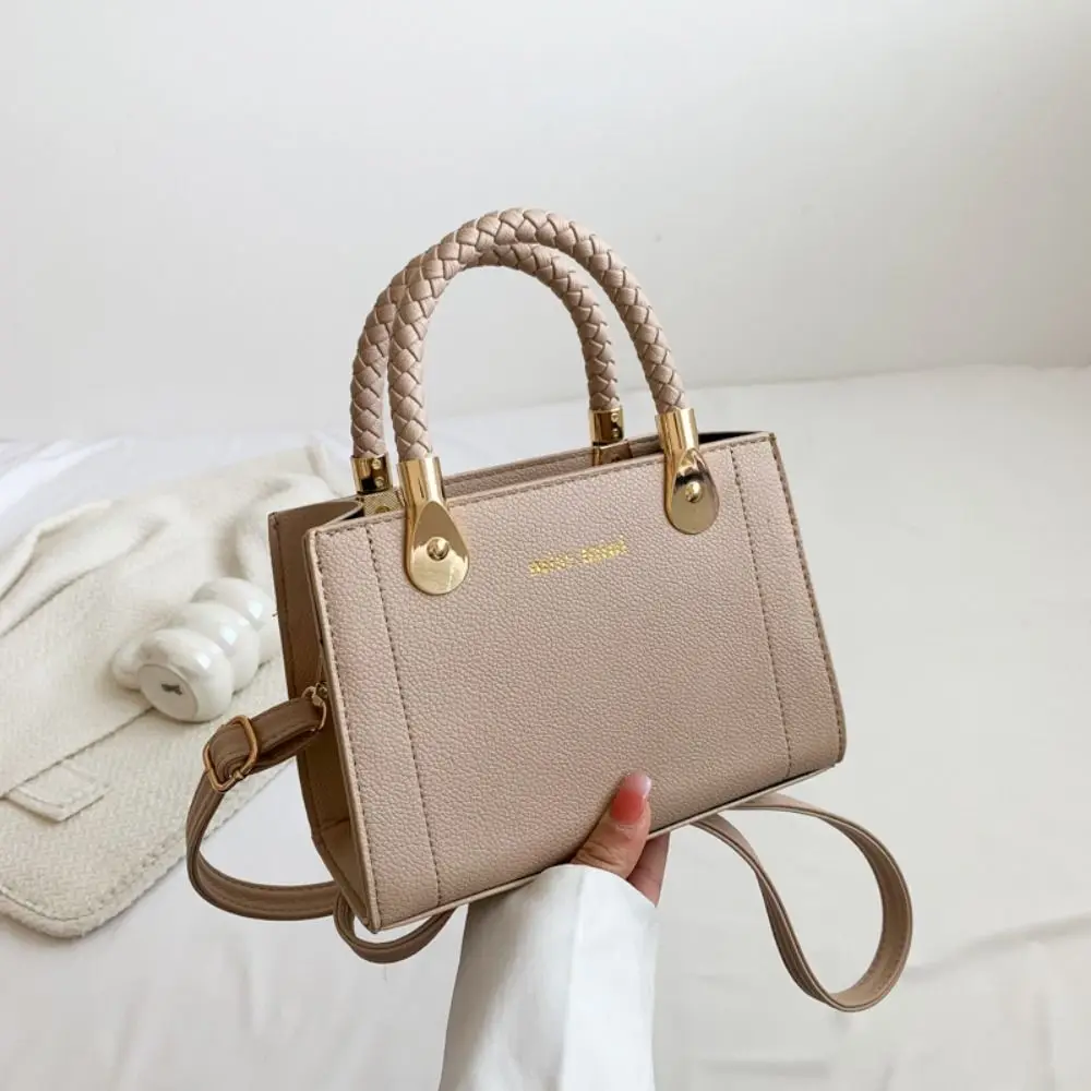PU Leather Women Shoulder Bag Light Luxury Korean Style Ladies Mini Crossbody Bag Handbag Large Capacity Small Square Bag Girls