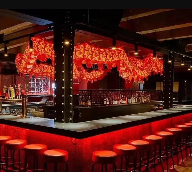 

Game Led 7m Size 5 Silk Dragon Dance Costume 6 Players Children Student Festival Carnival Party Playground Folk Stage China