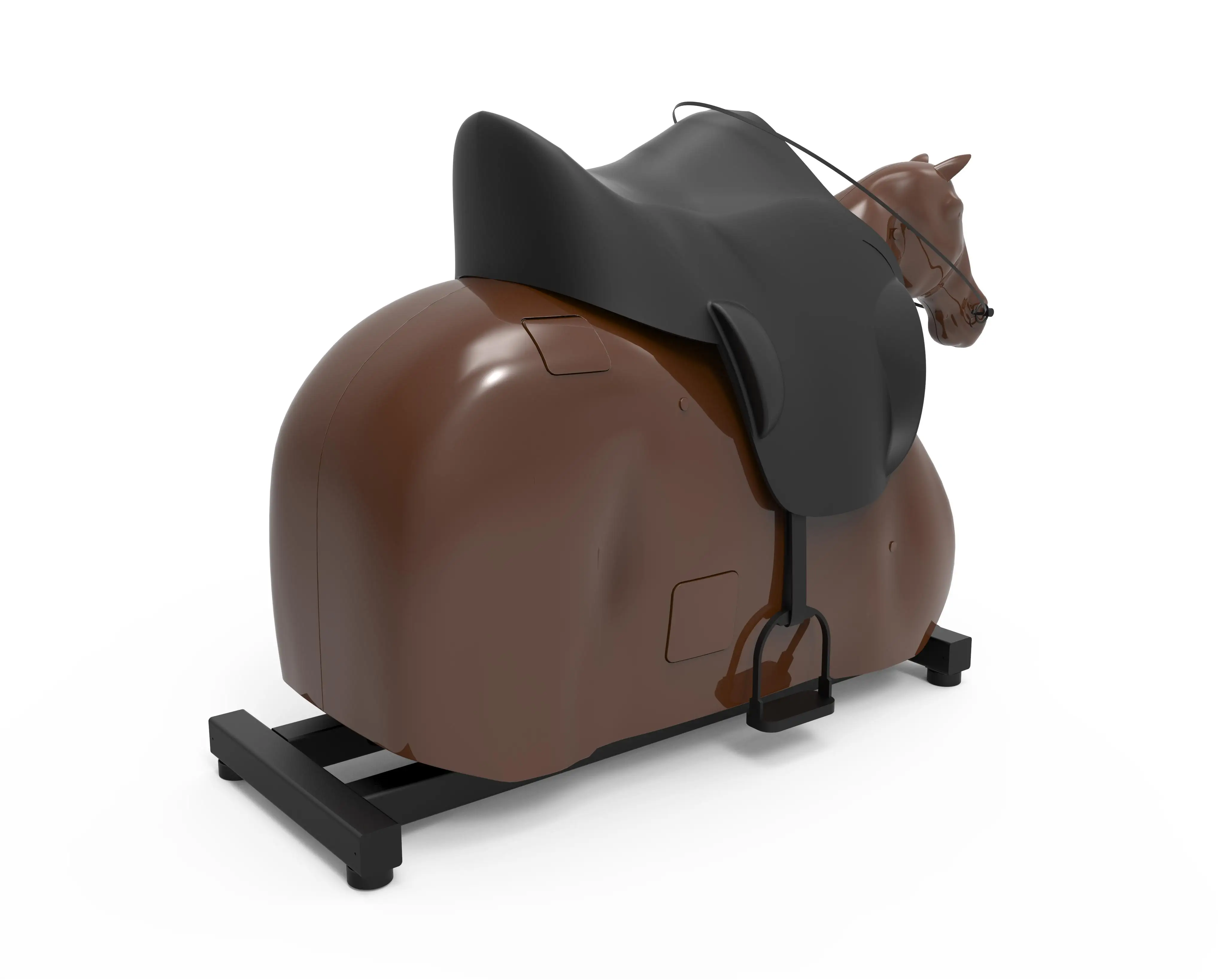 آلة ركوب الخيل المتقدمة متعددة الوظائف للياقة البدنية الرياضية والاسترخاء للترفيه #4