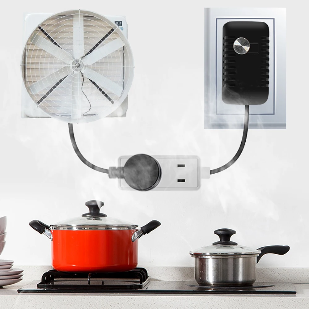 For Fan Incandescent Lamp 680W Fan Speed Regulator AC220-250V Fan Speed Controller 3A Stepless Speed Governor with 7 Hole Socket
