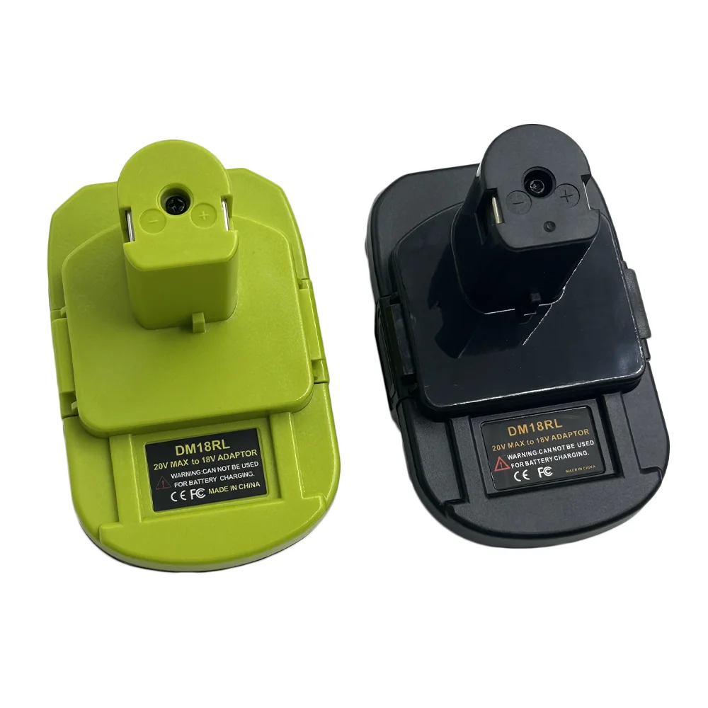 DM18RL Battery Adapter for Ryobi 18V Tools Convert for Dewalt 20V Battery & Milwaukee 18V Battery to Ryobi 18V Battery