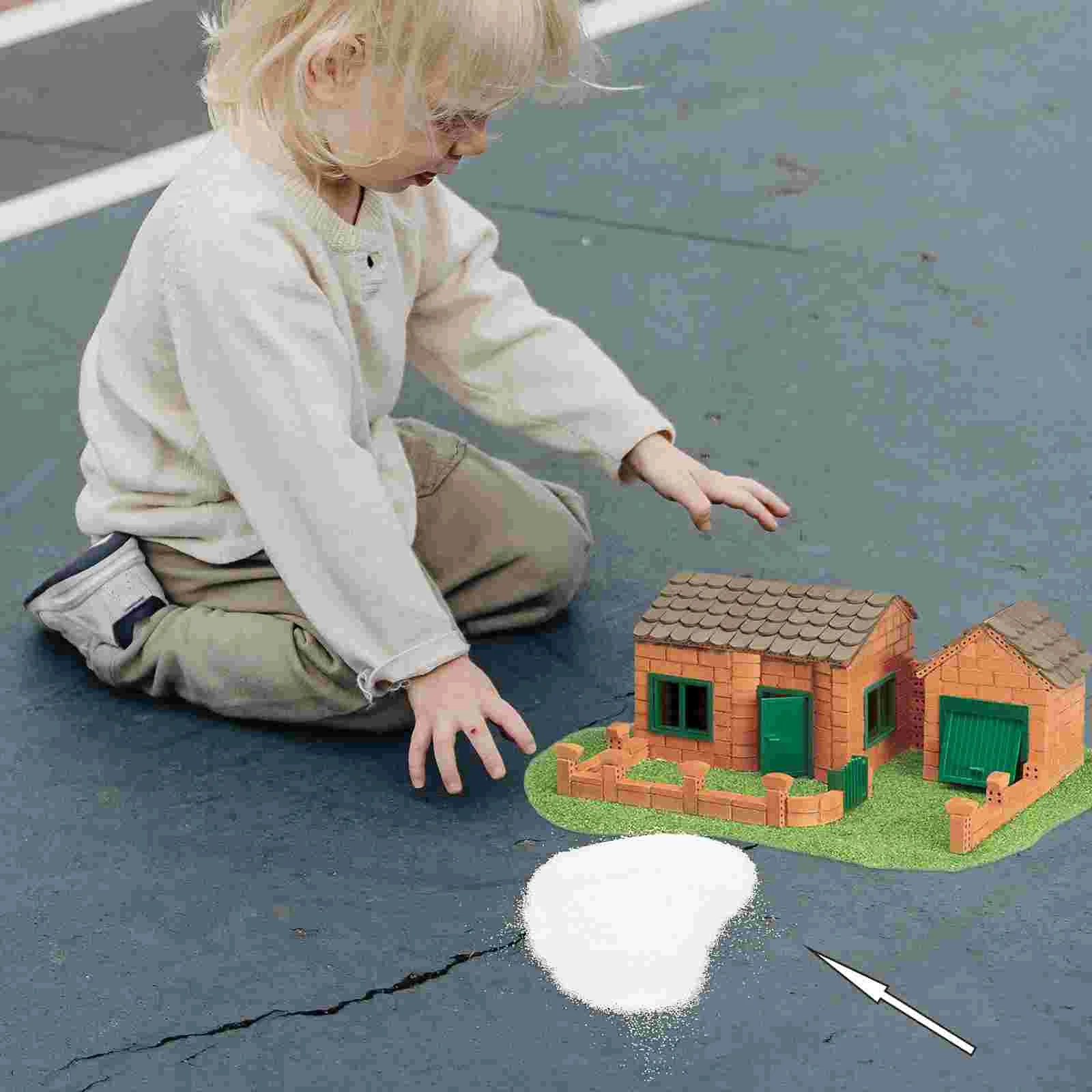 Fijn zand natuurlijk micro landschap materiaal DIY schilderachtig wit ambachten accessoire tafelglas accessoires