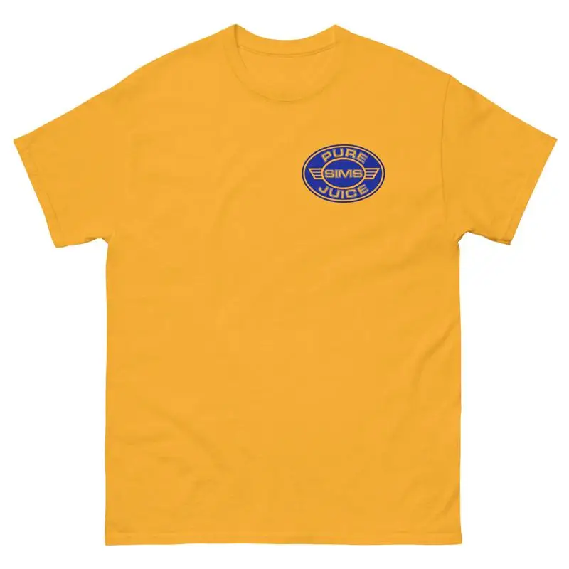 Sims Pure Juice Blue Skate Retro Skateboarding T Shirt Designs