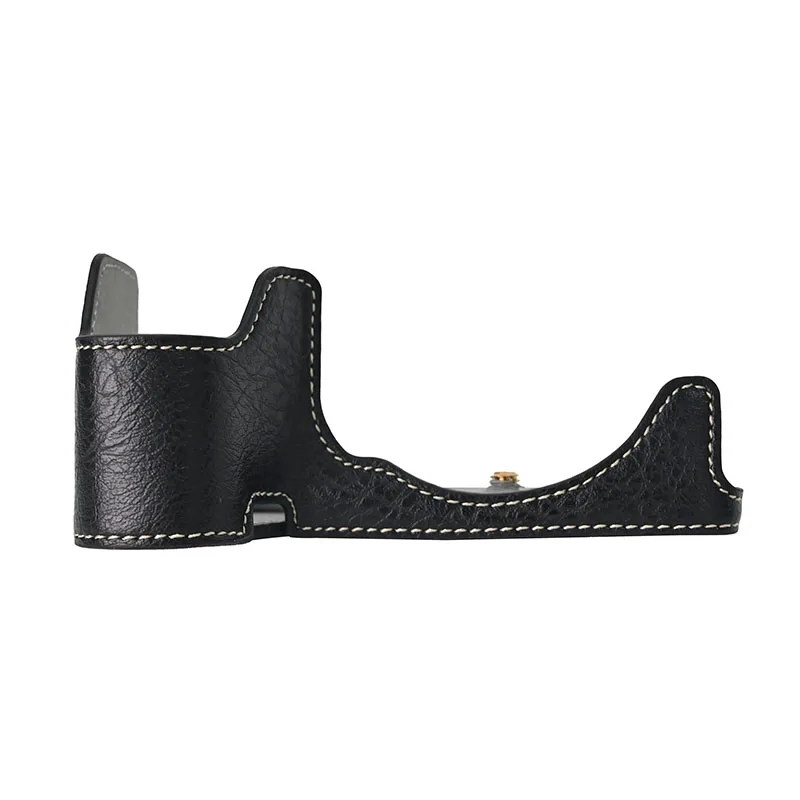 Funda de medio cuerpo para Sony ILCE-6400 A6400, carcasa de cuero PU para cámara Sony A6400, también compatible con A6000 A6100 A6300