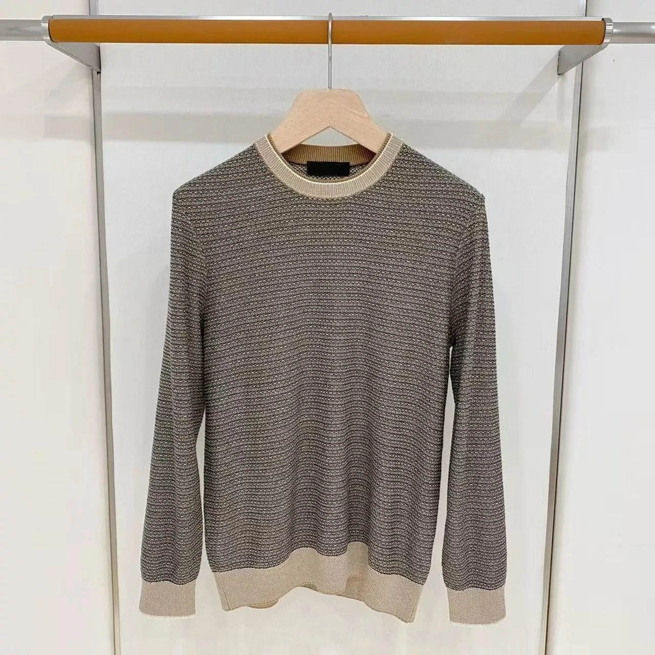 Italian LP old money wind wool cashmere blended men's casual long-sleeved knitted sweater
