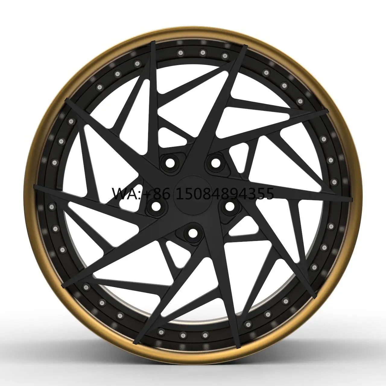 

Custom Personalized Two Tone Mesh Concave 5 Lug 18 19 20 21 22 Inch Aluminum Alloy Car Wheel Rims Forged Wheels