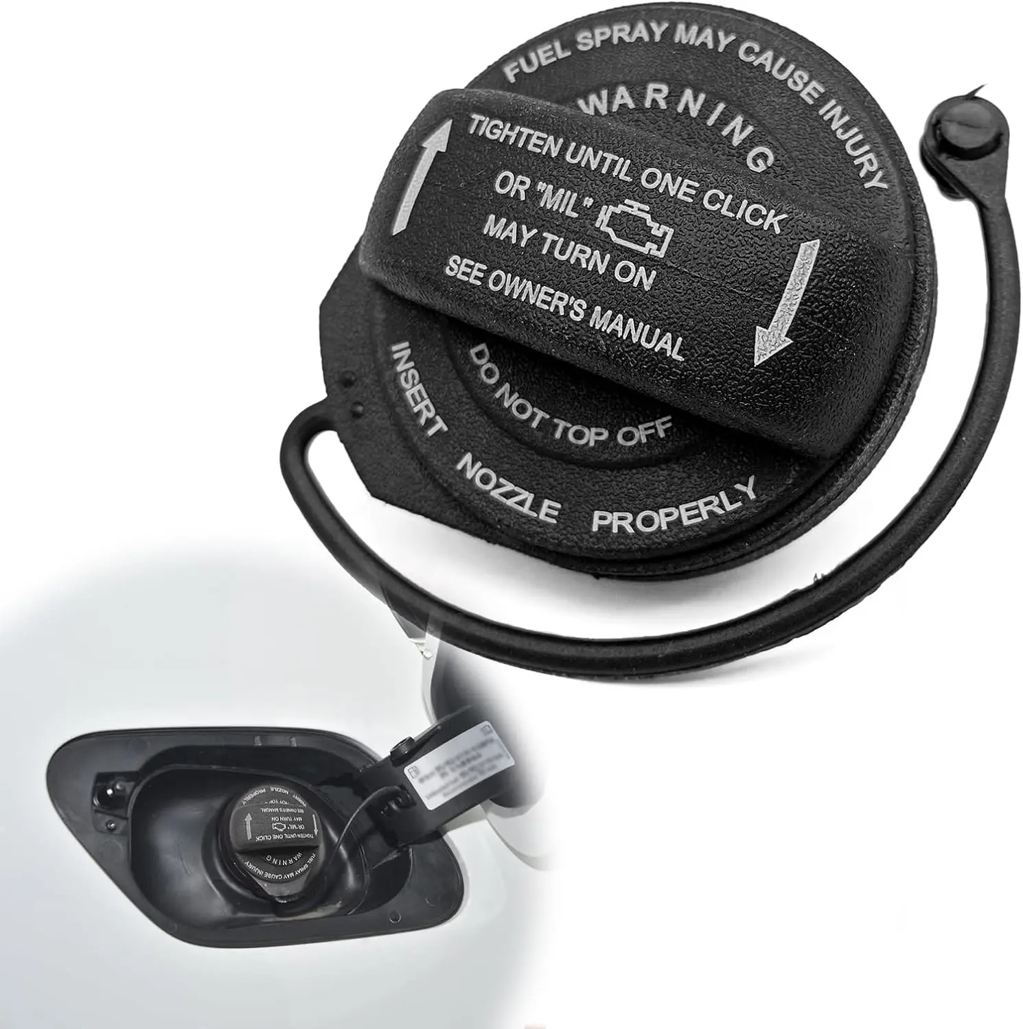 

Gas Cap 5C0201550T Car Fuel Tank Filler Gas Cap for Audi S5 A3 A4 A6 A8 for VW Tiguan Golf Jetta 5Q0201550L
