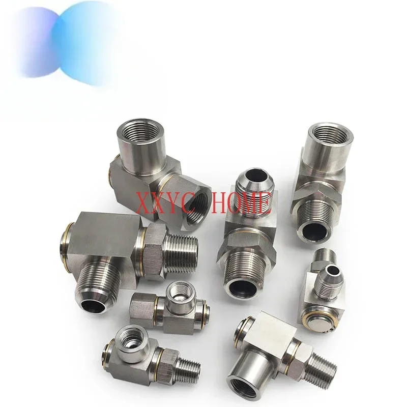 

360 Degree Stainless Steel Right Angle Hydraulic Pressure Rotary Joint Universal Swivel joint SHGL