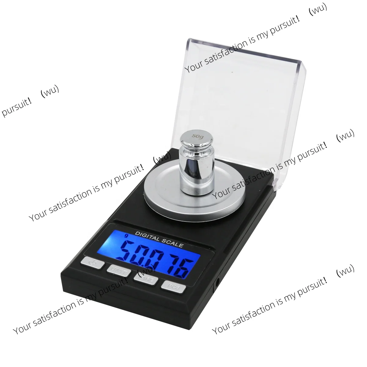 50g/0.001g Mini Scale Portable Digital Scale LCD Backlight Electronic Balance Scales Gold Silver Diamond Jewelry Pocket Scale