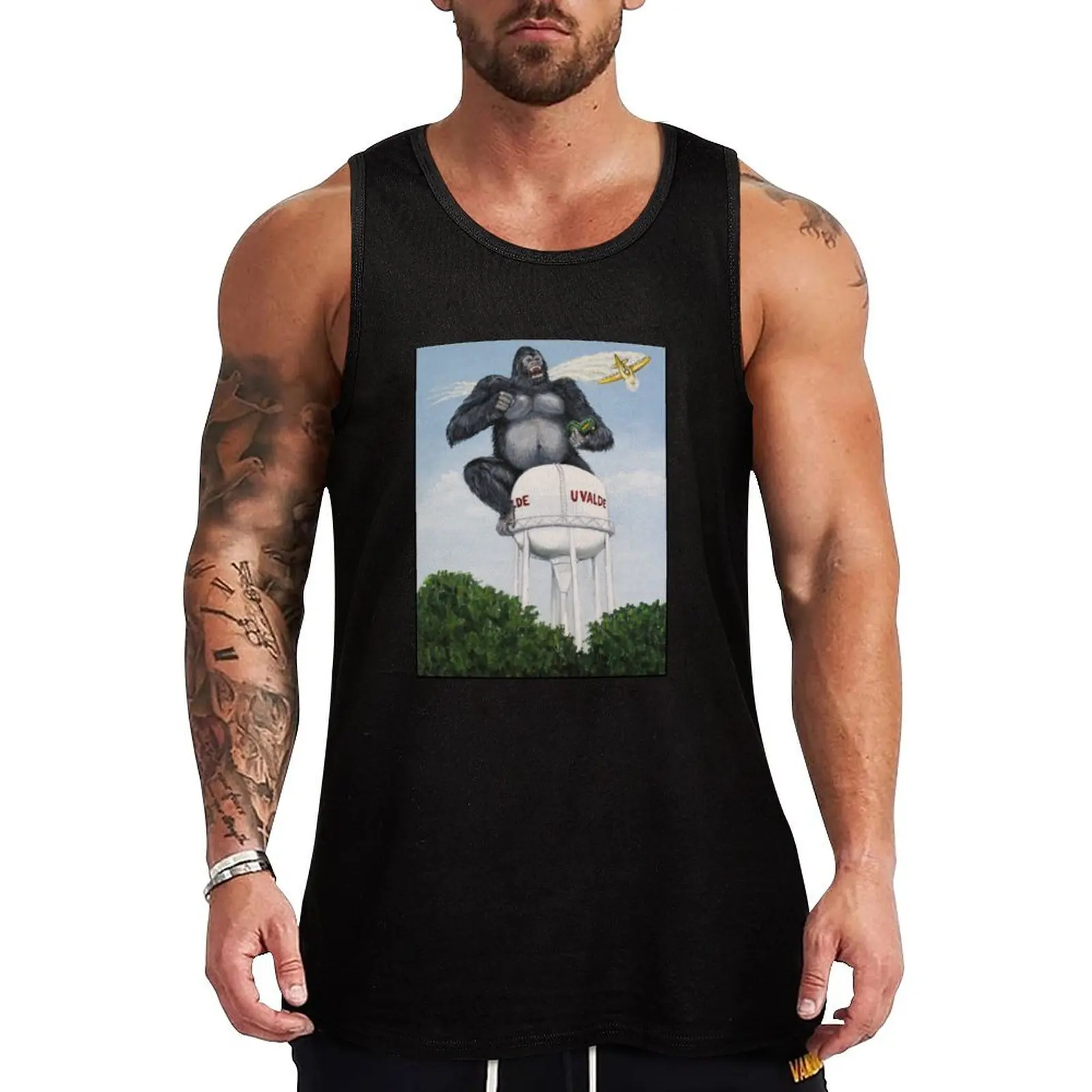 

Uvalde King Kong Tank Top vest for men running shirt underwear sports suits