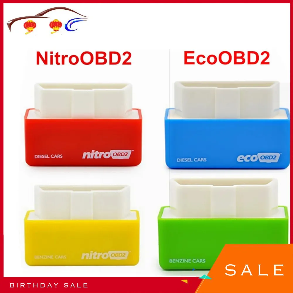 

15% Fuel Saver Nitro ECOOBD2 Performance Chip Tuning Box More Power Torque NitroOBD 2 ECOOBD2 Benzine Diesel Petro Gasoline