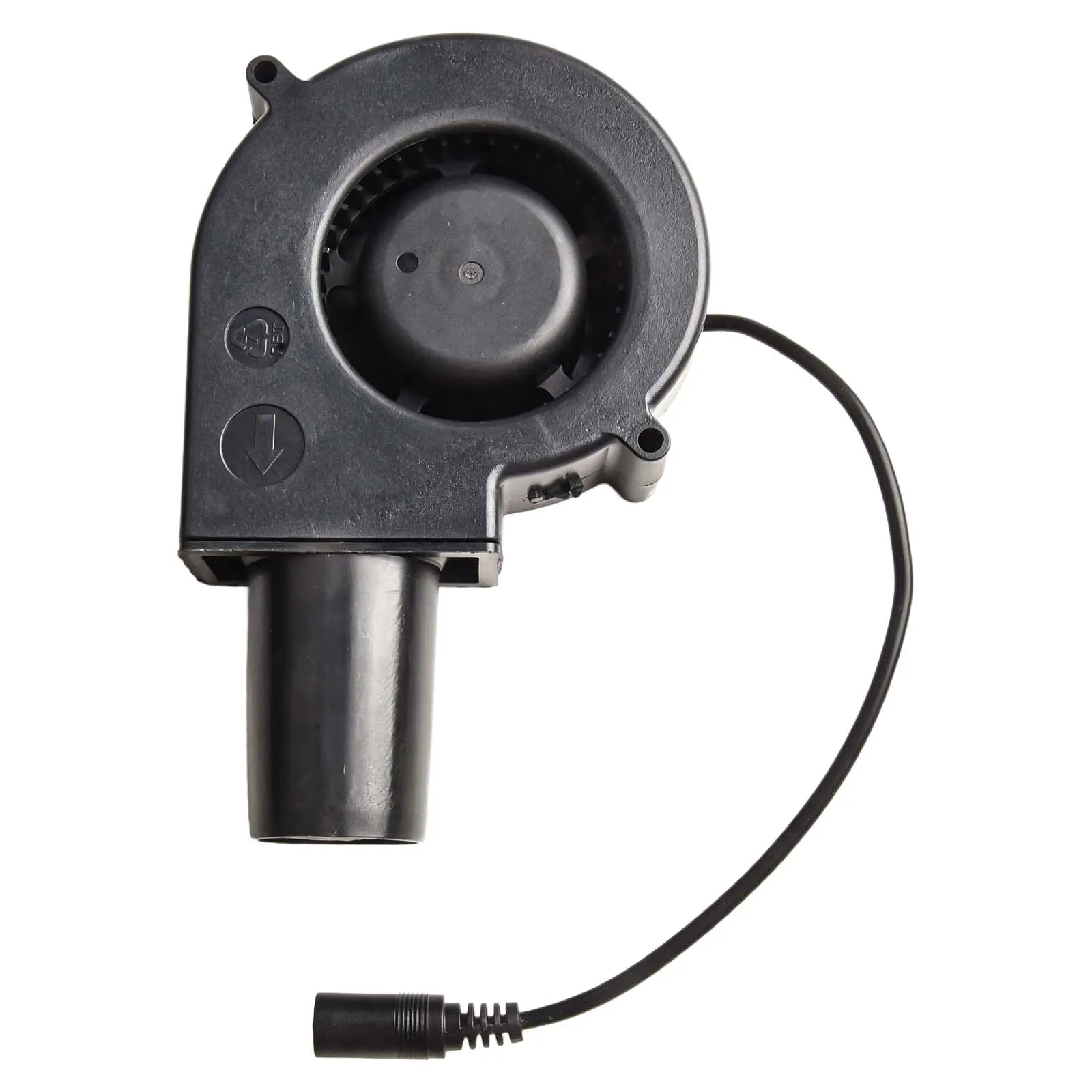 Soplador DC12V 2 7A 9733 con rodamientos de bolas dobles, alto volumen de aire para ventilador Turbo para leña, estufa de barbacoa, chimenea de carbón y más