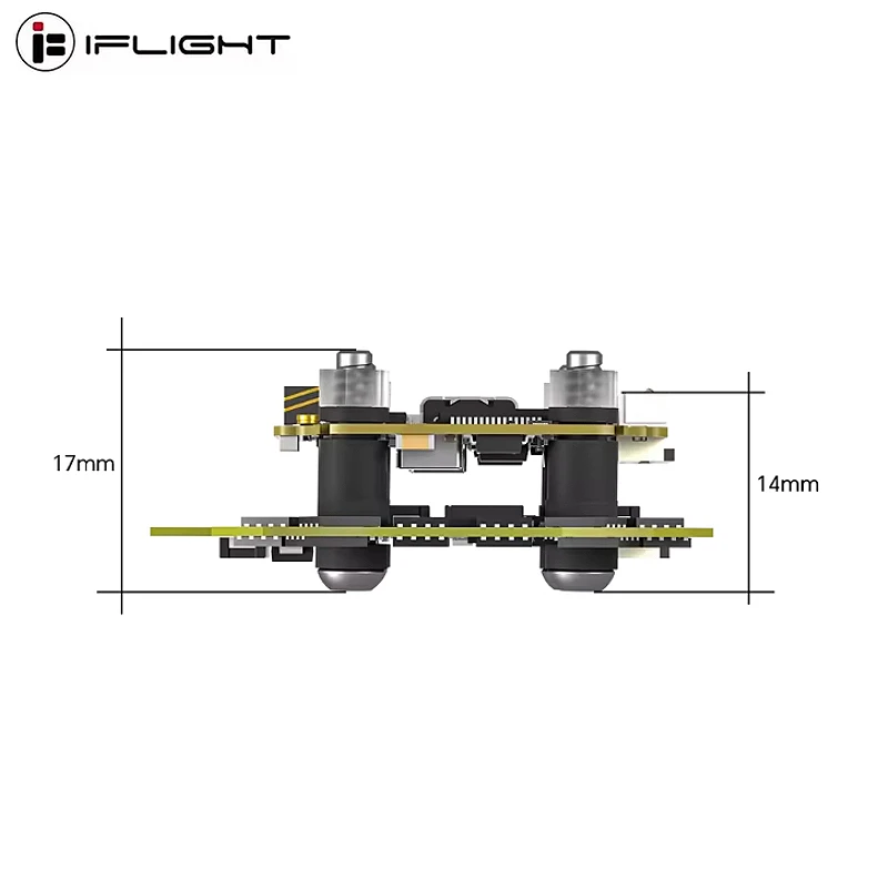 iFlight Borg 5S RX 스택 (Borg 5S RX FC 비행 컨트롤러 포함) / Borg 60R ESC (FPV 레이싱 부품용)
