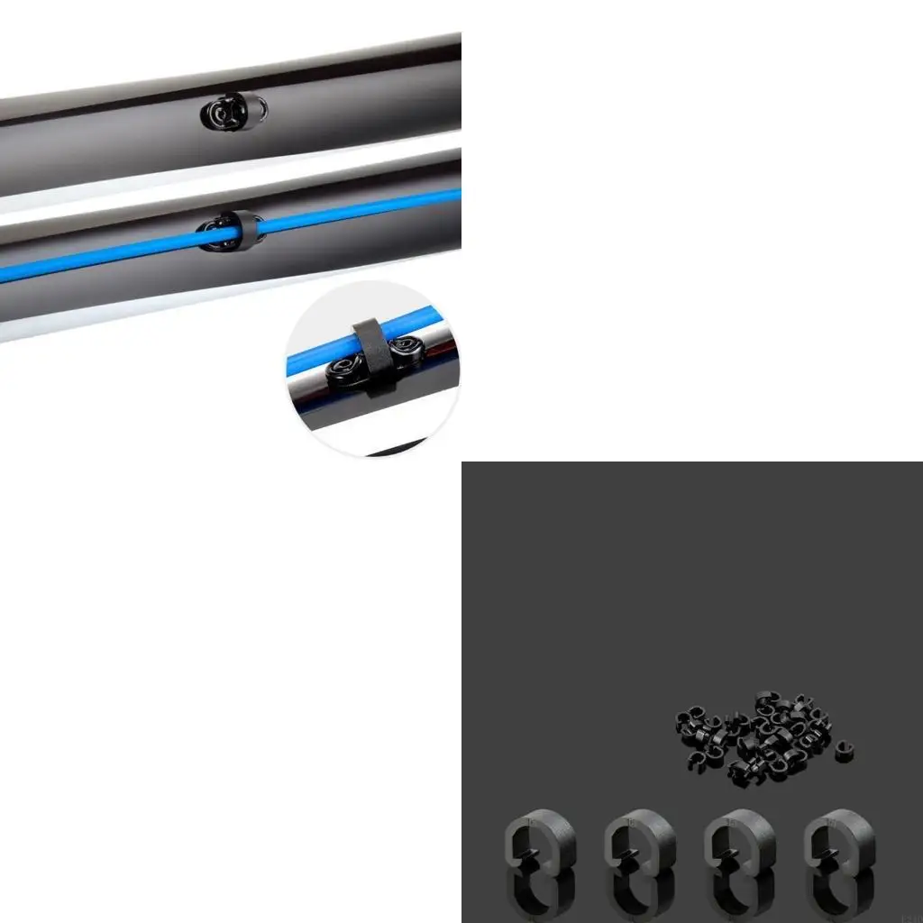 

40pcs Bicycles Brake Wire Holder With Strong Grip Cycling Brake Line Fastener