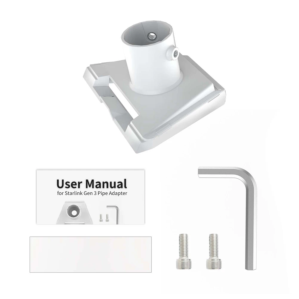 

Адаптер для труб Starlink Gen 3, соединители для труб на крышу, спутниковый кронштейн для стандартной тарелки Starlink Gen 3