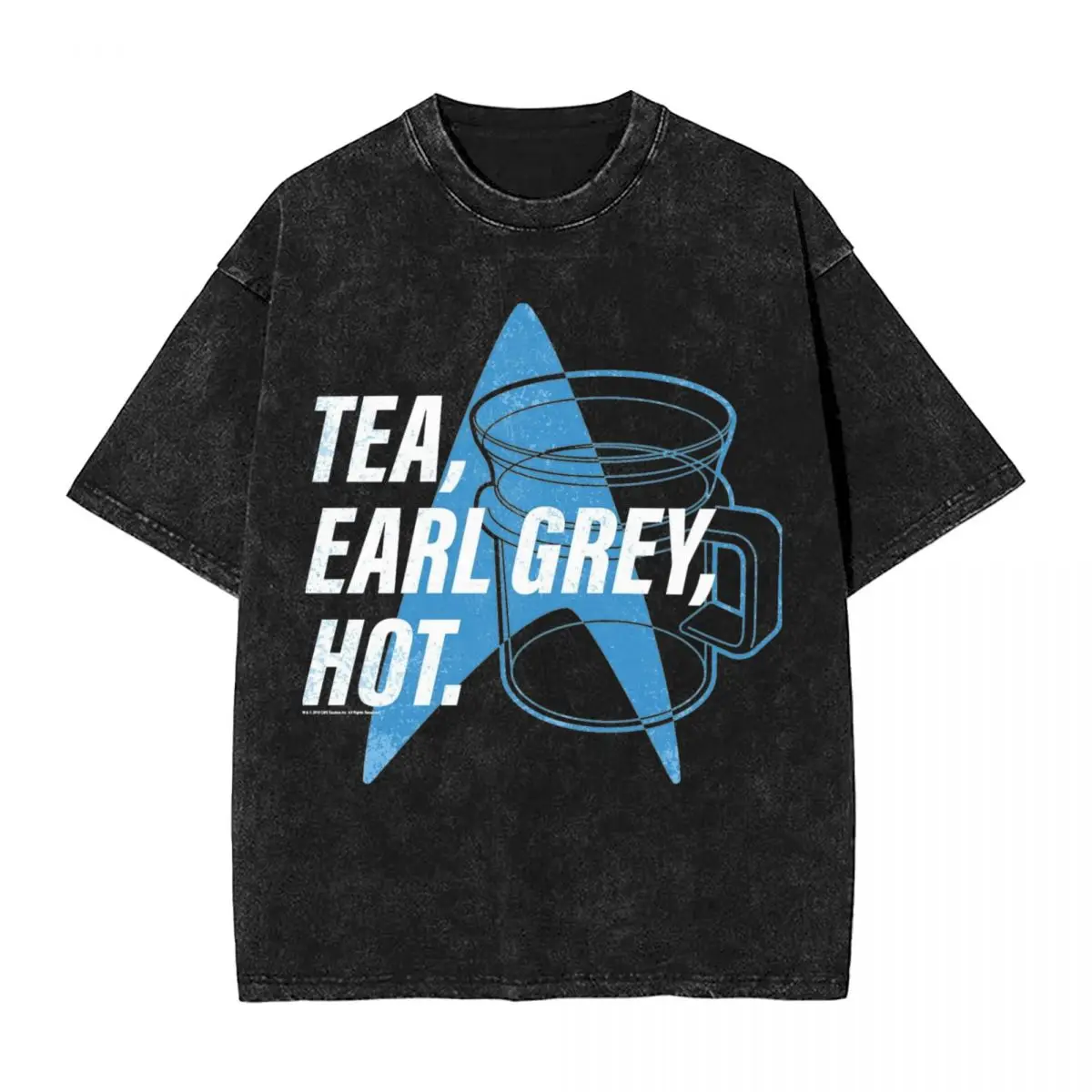 

Washed T Shirts Stars-Treks Logo Hip Hop Vintage T-Shirt Oversize Streetwear Short Sleeve Summer Tops Tops Tees Men Women