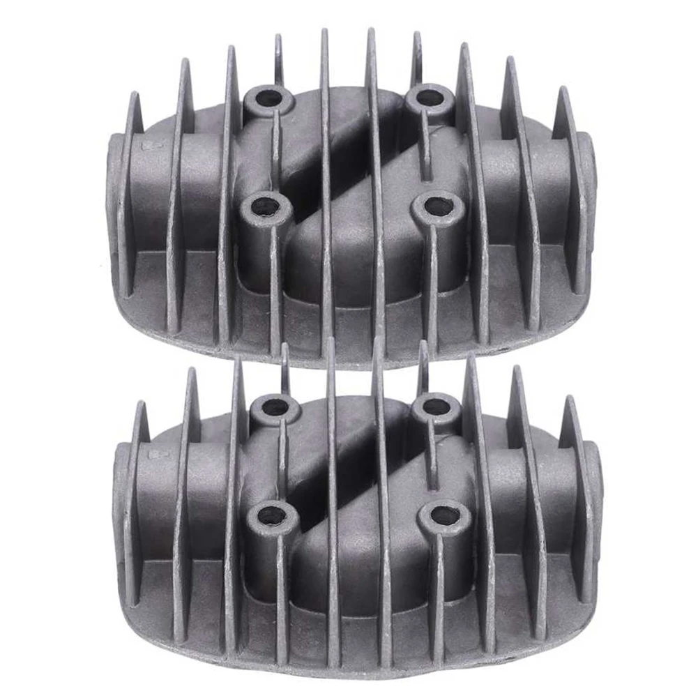 Threaded Metal Cylinder Head for Air Compressor G12In & G38In Female Thread Diameter Excellent Heat Dissipation