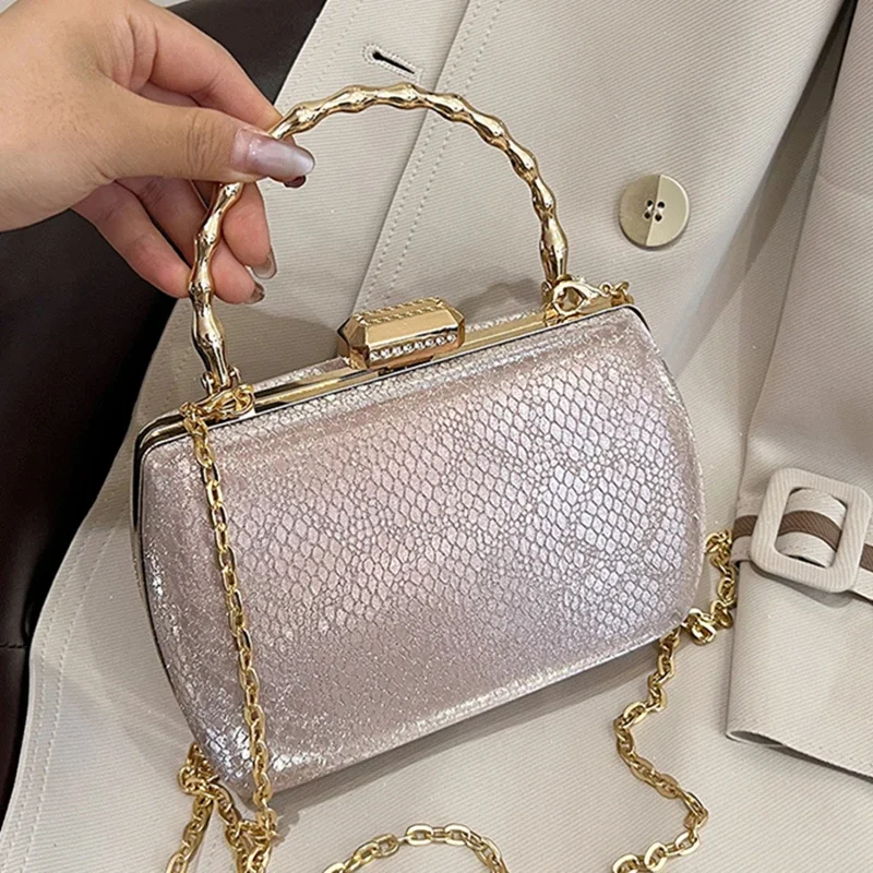 

Chain Evening Bag Shoulder Bag for Women Handbag Fashion Crossbody Bags Vintage Bag Satchel Luxury Wedding and party Purse