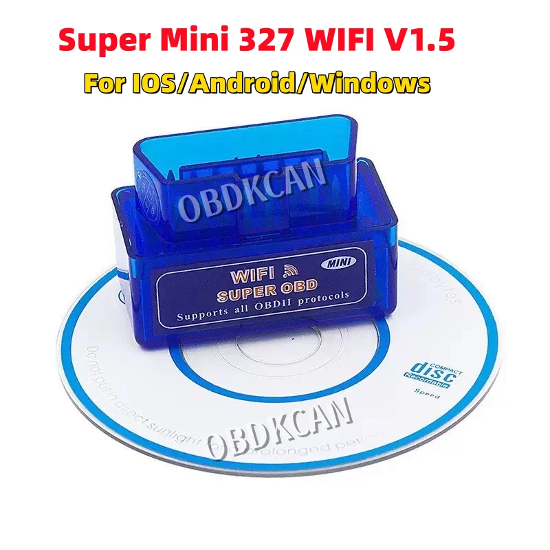 

Мини-сканер OBD2 Mini 327 WIFI V1.5 для диагностики неисправностей автомобиля, суперминиатюрный, с беспроводной функцией, инструмент для диагностики автомобиля.