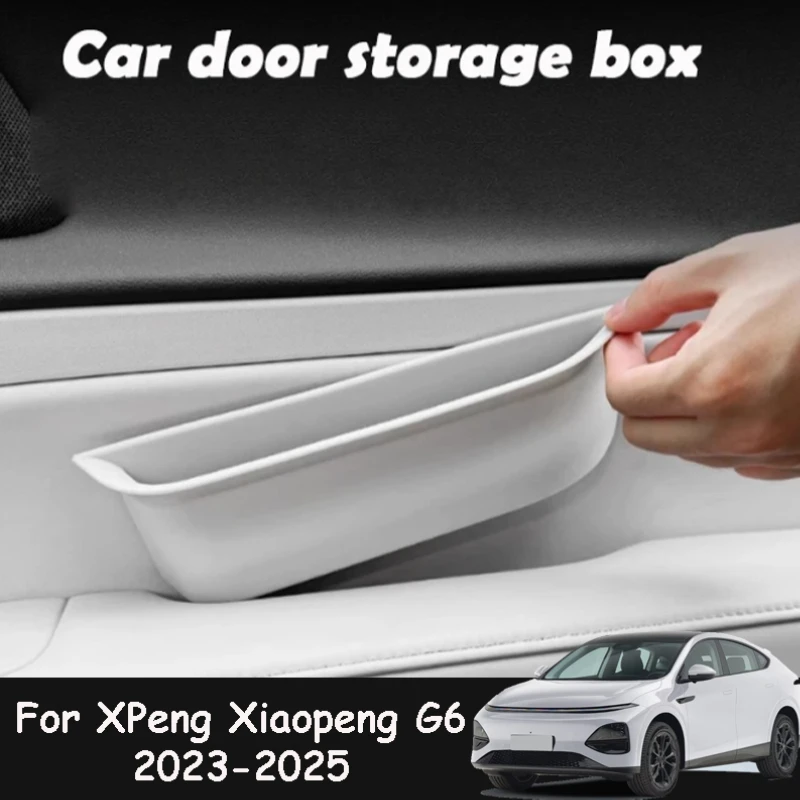 

Для XPeng Xiaopeng G6 2023-2025 автомобильная дверная ручка ящик для хранения крышка внутренний подлокотник силиконовый защитный аксессуар