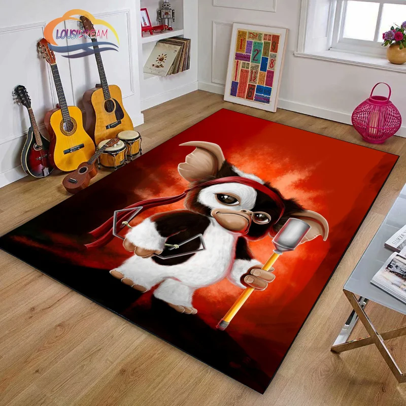 Horror and fantasy movies Animation Gremlins Carpet 3D Print Living Floor Room Soft for Adult  Children Mat Sofa mat