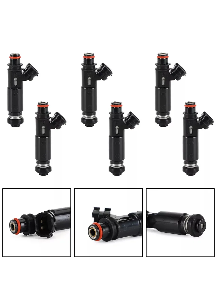 

2/4/6pcs Fuel Injectors 195500-4370 For Mitsubishi Montero Pajero 3.8L V6 2003-2006 1955004370 FJ916