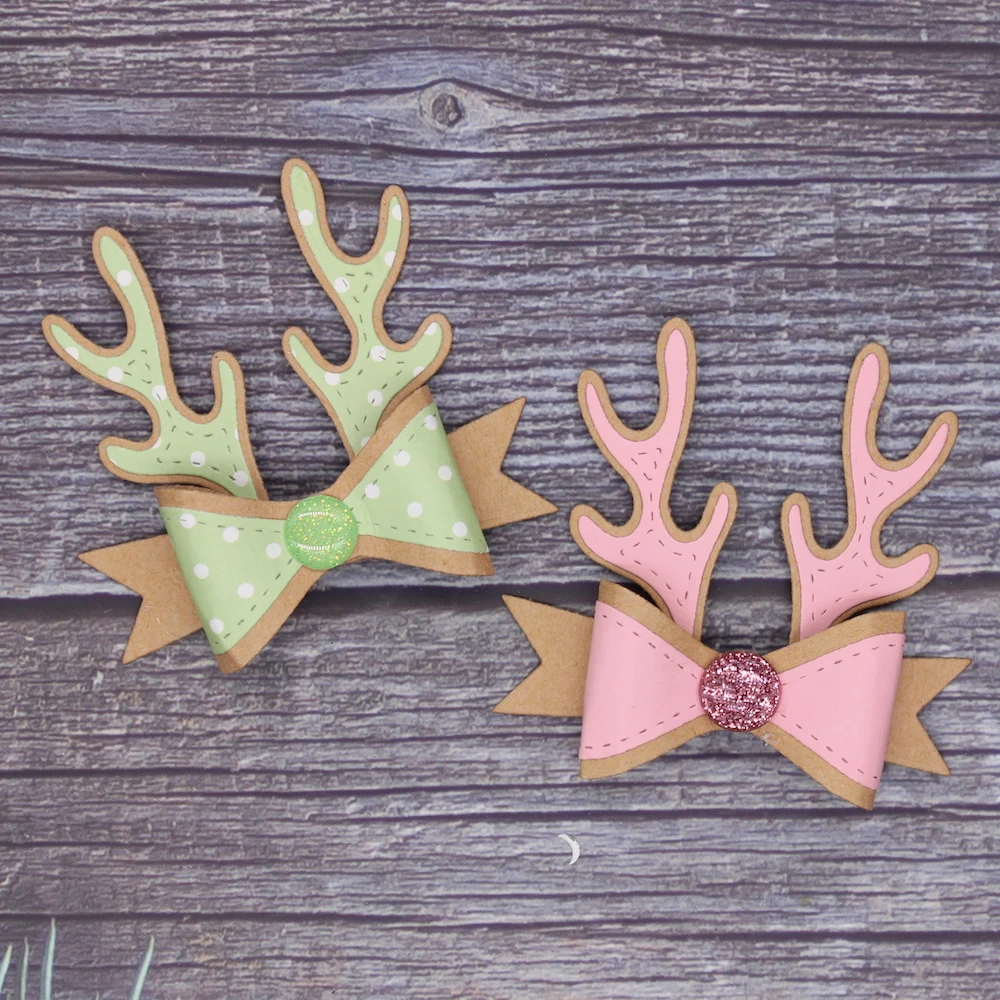 KSCRAFT śliczne Rudolf łuk metalu wykrojniki szablony do scrapbookingu dekoracyjne wytłaczanie kartki DIY