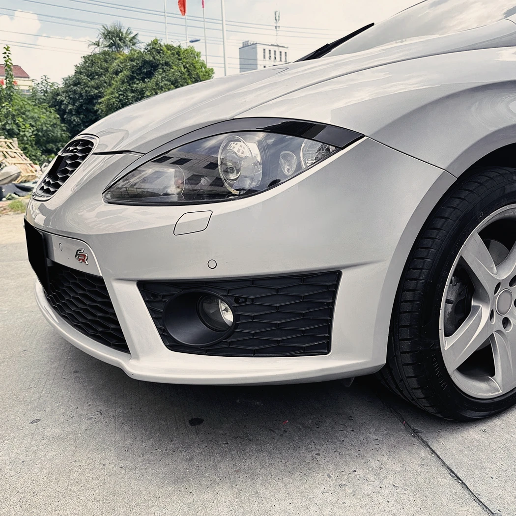 

Eyelids Trim Lamp Sticker Accessories Car Front Headlight Eyebrows For Seat Leon MK2 2005 2006 2007 2008 2009 2010 2011 2012