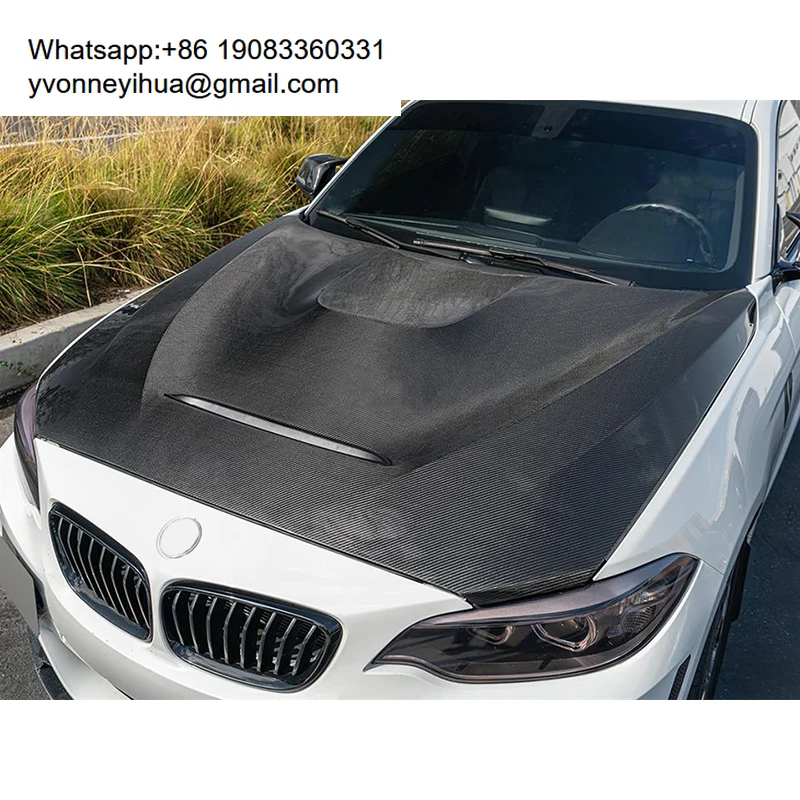 

GTS Style Engine Hood Bonnet For BMW F20 F22 F87 M2 M2c 2 Series Carbon Fiber Engine Hoods