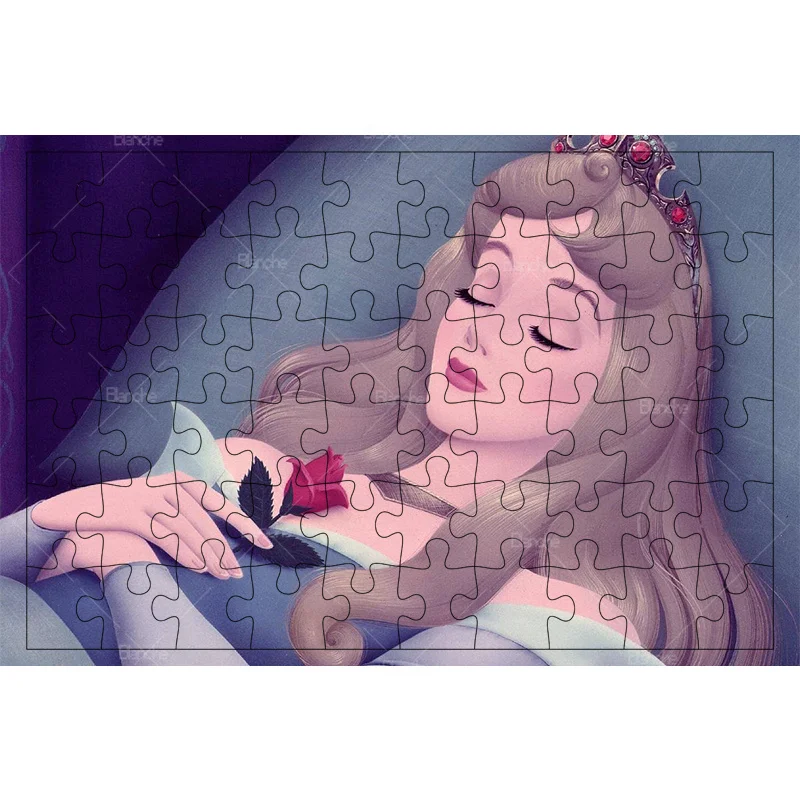 Sleeping Beauty Disney Princess Aurora 300 500 1000PCS Puzzles Game Wooden Jigsaw For Friend Gift Desk Kid Girl Room Ornaments