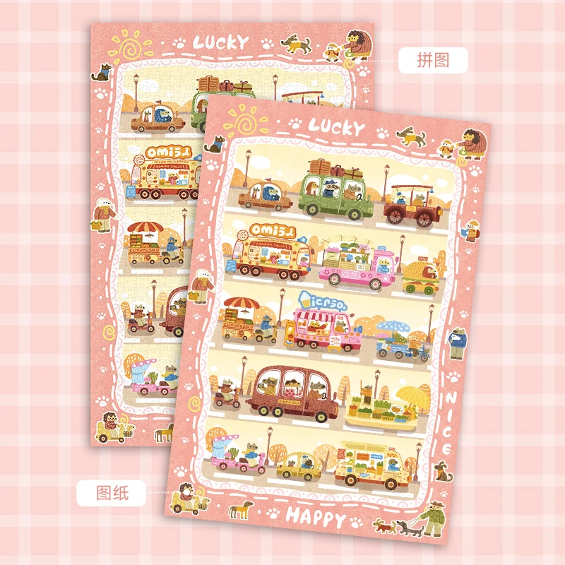 لغز من الورق المقوى الأبيض عالي الجودة 1000 قطعة مع طلاء لامع، بانوراما تحدي للبالغين وعشاق الألغاز لديكور المنزل والهدايا