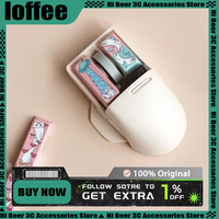 LOFREE Small Mouse Oe909 Mid-Hand Suitable Office Mouse Social Animal Banana Back Shell Set Oled Display Three-Mode Pbt Mouse