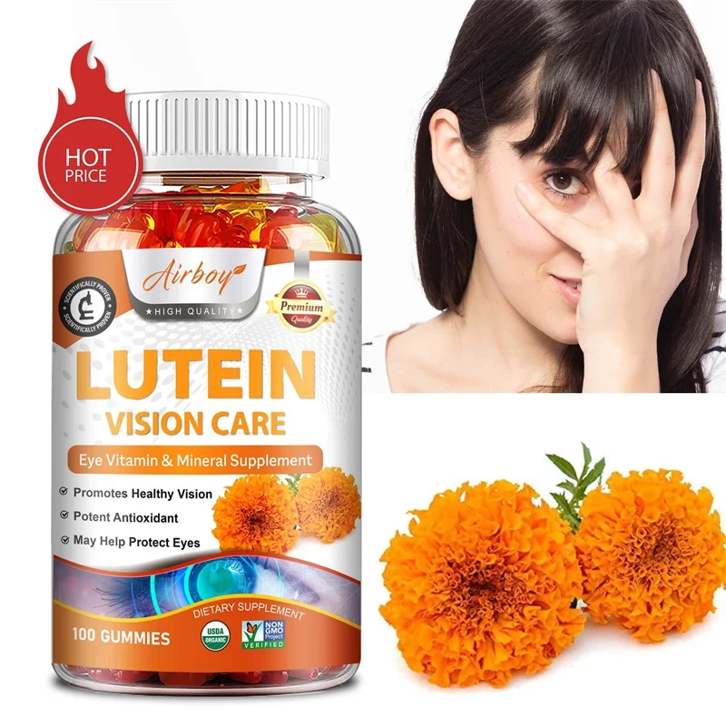 

Eye Care Lutein Gummies - Relieve Eye Fatigue, Relieve Dry Eyes and Protect Vision