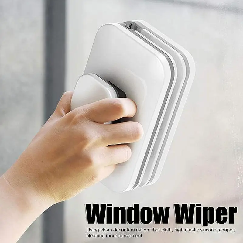 Magnetic Car Windshield Cleaner Window Double-Side Window Cleaner Magnetic Windshield Cleaner Tool Magnet Window Cleaner Tool