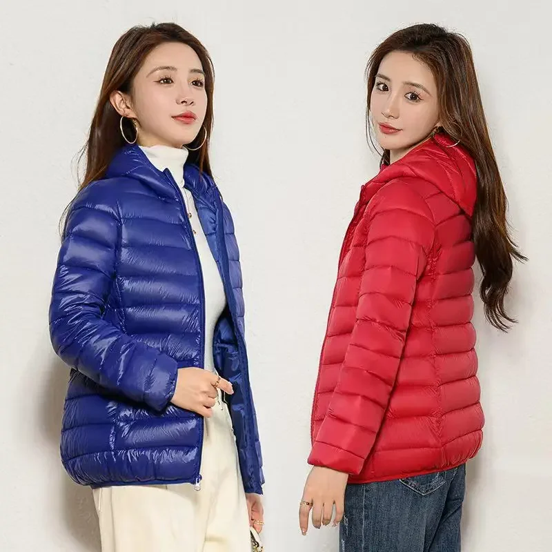 Women's Slimming Cotton Coat Cropped Winter Lightweight Padded Jacket Plus Sizes Smooths Your Silhouette Korean Style