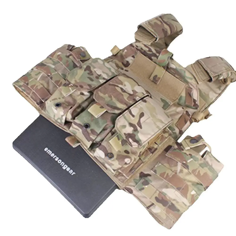 Emersongear For 094K] 파우치형 전술 조끼 바디 아머 플레이트 캐리어(매그백 포함) 사냥용 에어소프트 전투 보호용 11.11 세일